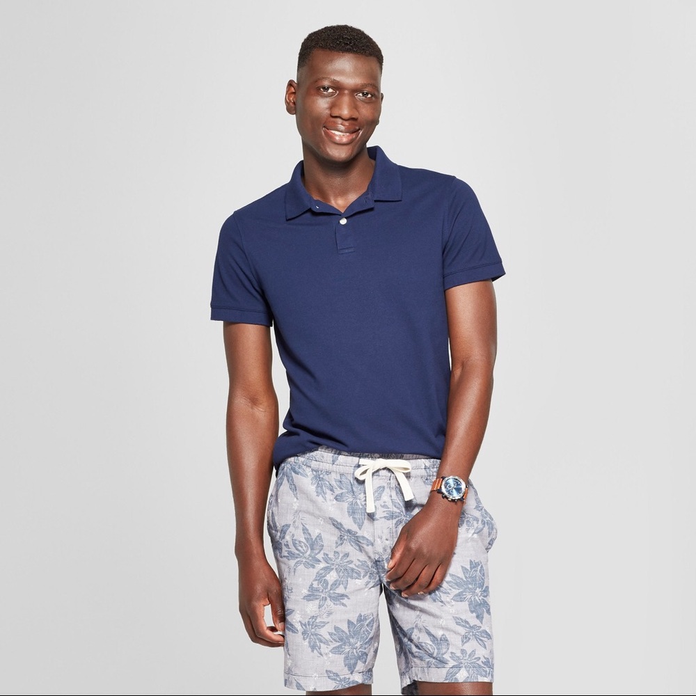 Goodfellow and Co Navy Blue Polo Shirt